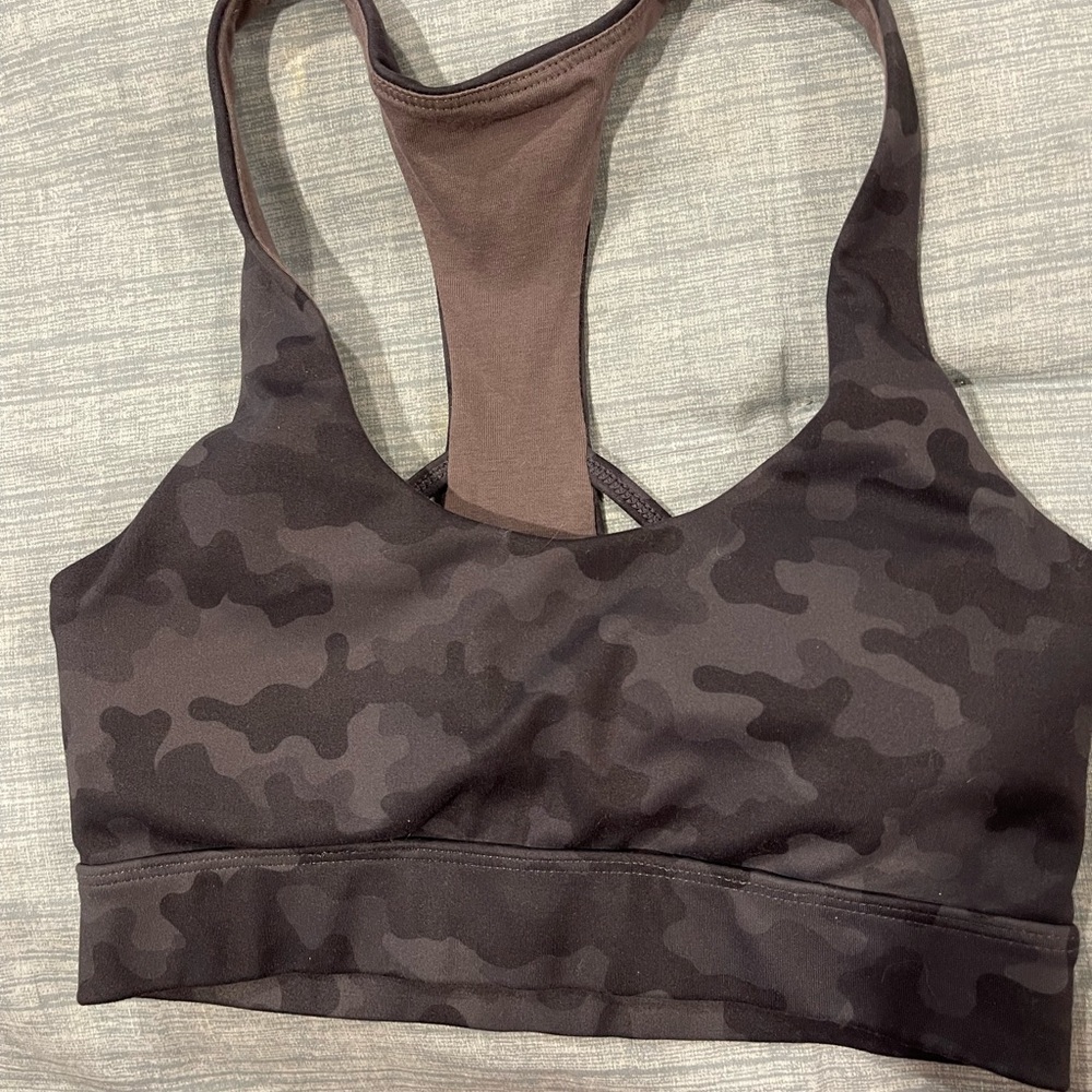 Zyia Active Gray Camo Bra